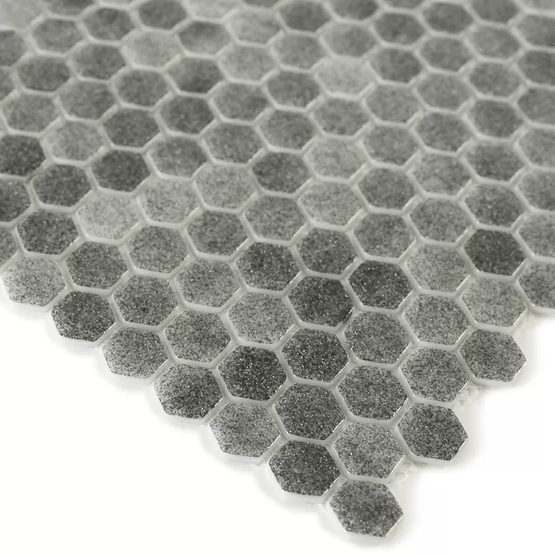 Мозаика STP-GR012-HEX S стекло (25) 300х300