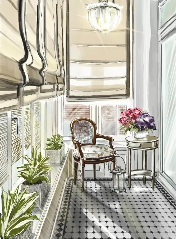 Керамогранит Фон Ева (01/19) 29.6x29.6