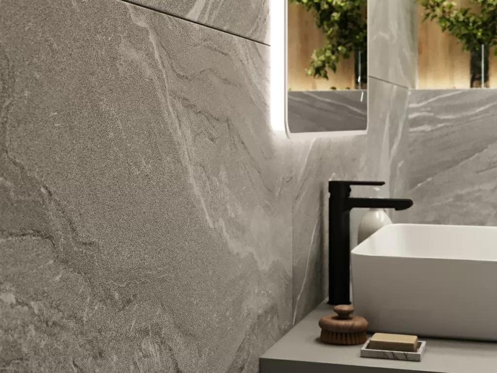 Керамогранит 17440 Manzolino серый ректификат 60x120