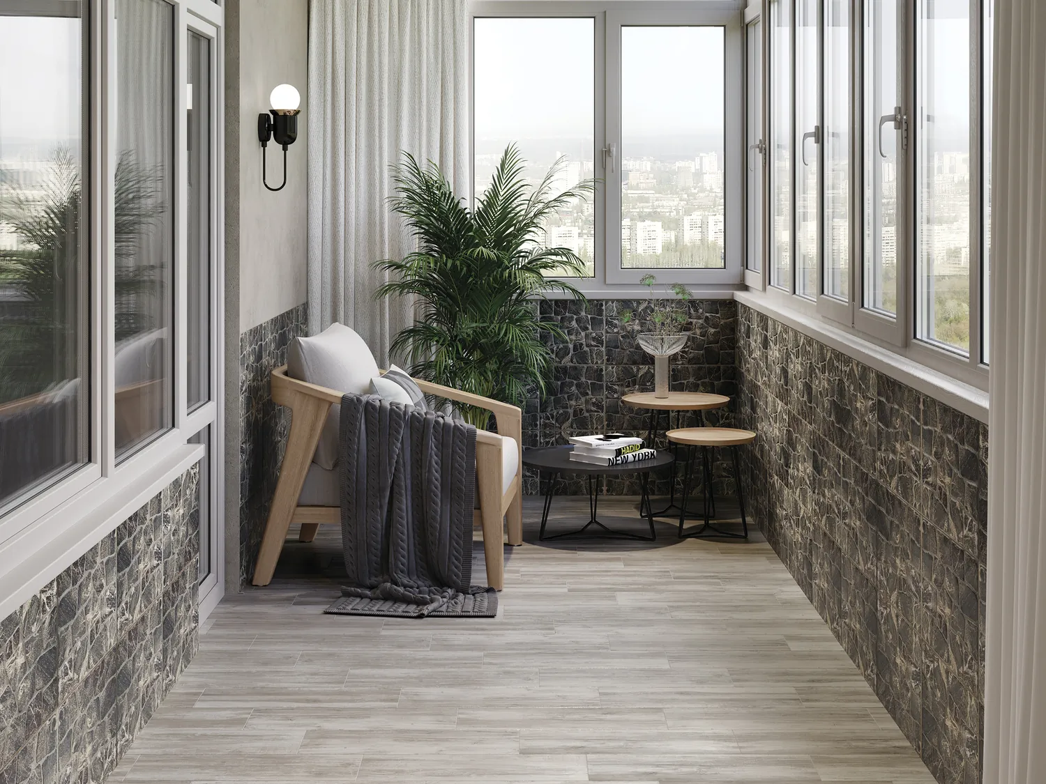 Керамогранит 16728 Antiquewood серый 18,5x59,8