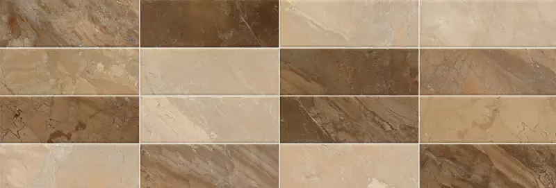 Плитка Marble Beige Decor Losetas Rectificado 30x90