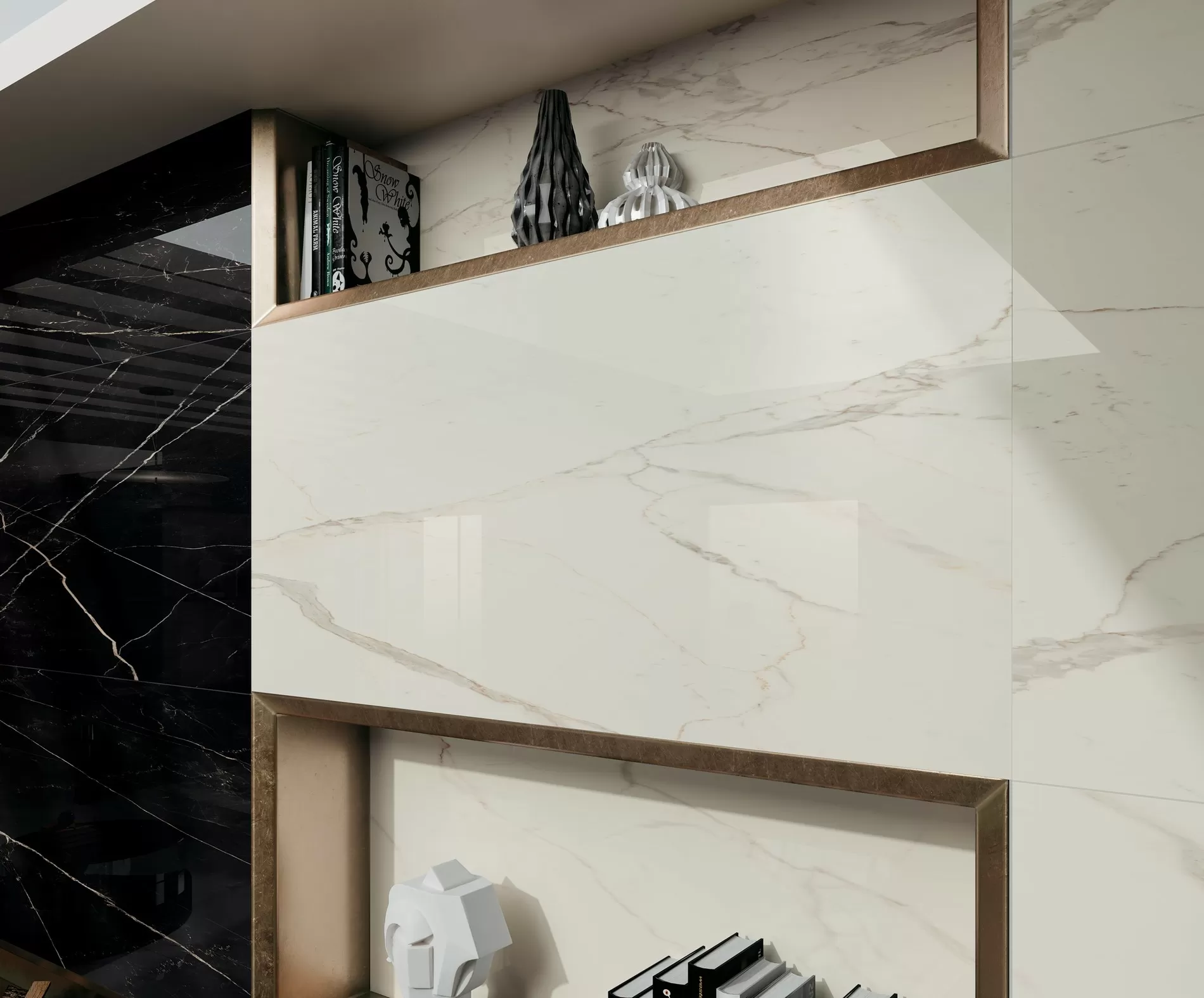 Керамогранит 610015000626 Empire Calacatta Black Lapp 60x60