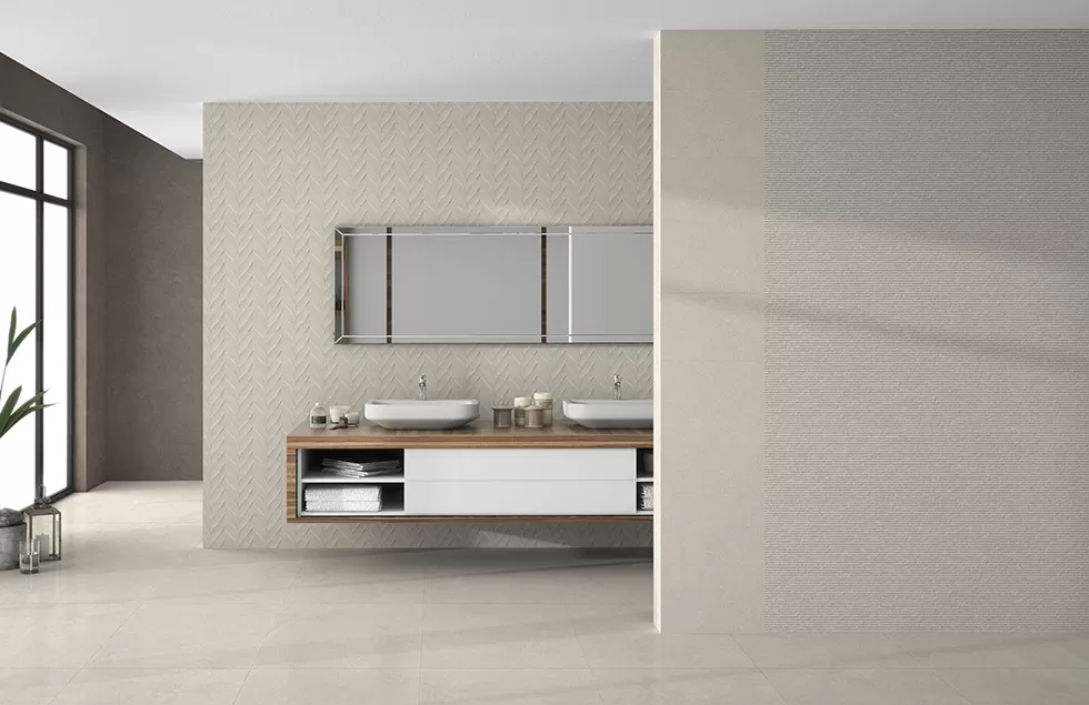 Плитка Agora XL Beige (crema) Rett. Relief 25х75