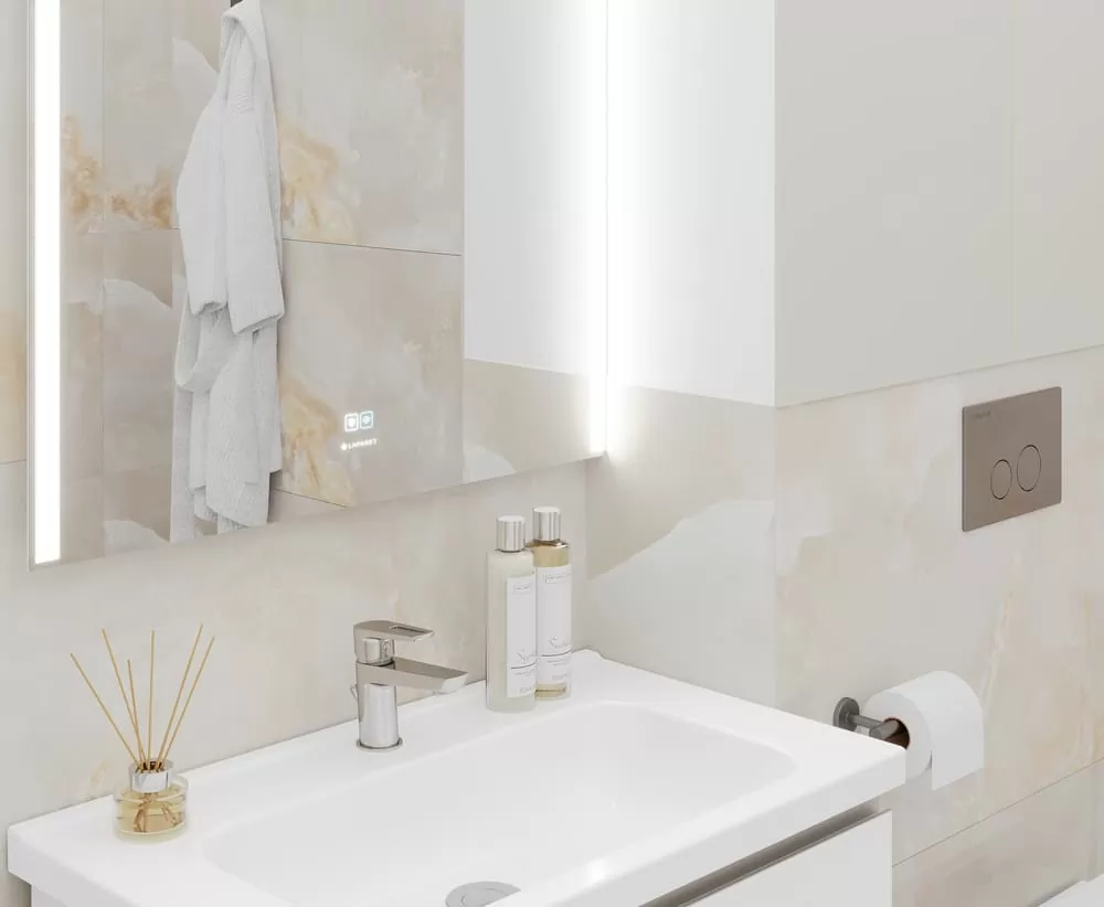 Керамогранит Onyx Orlam Бежевый Полированный 60х120