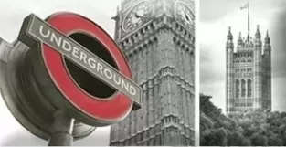 Плитка Monocolor Composicion London Calling D 15х22.5