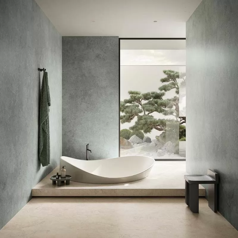 Керамогранит 0014154 Double Plain Grey Nat Rett. P. Tech R10 C 60x120