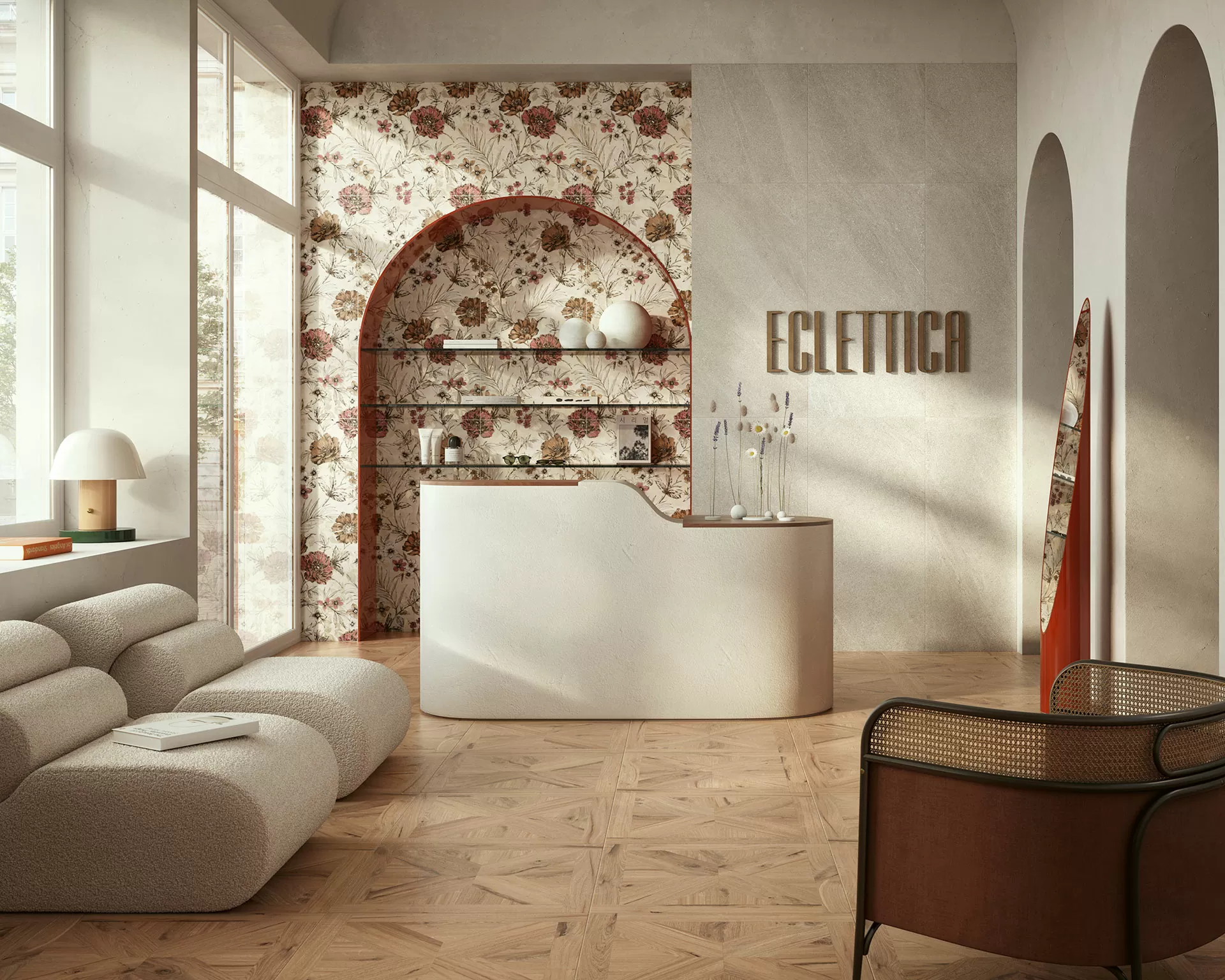 Керамогранит Eclettica Inserto Rett Bianco 60x120