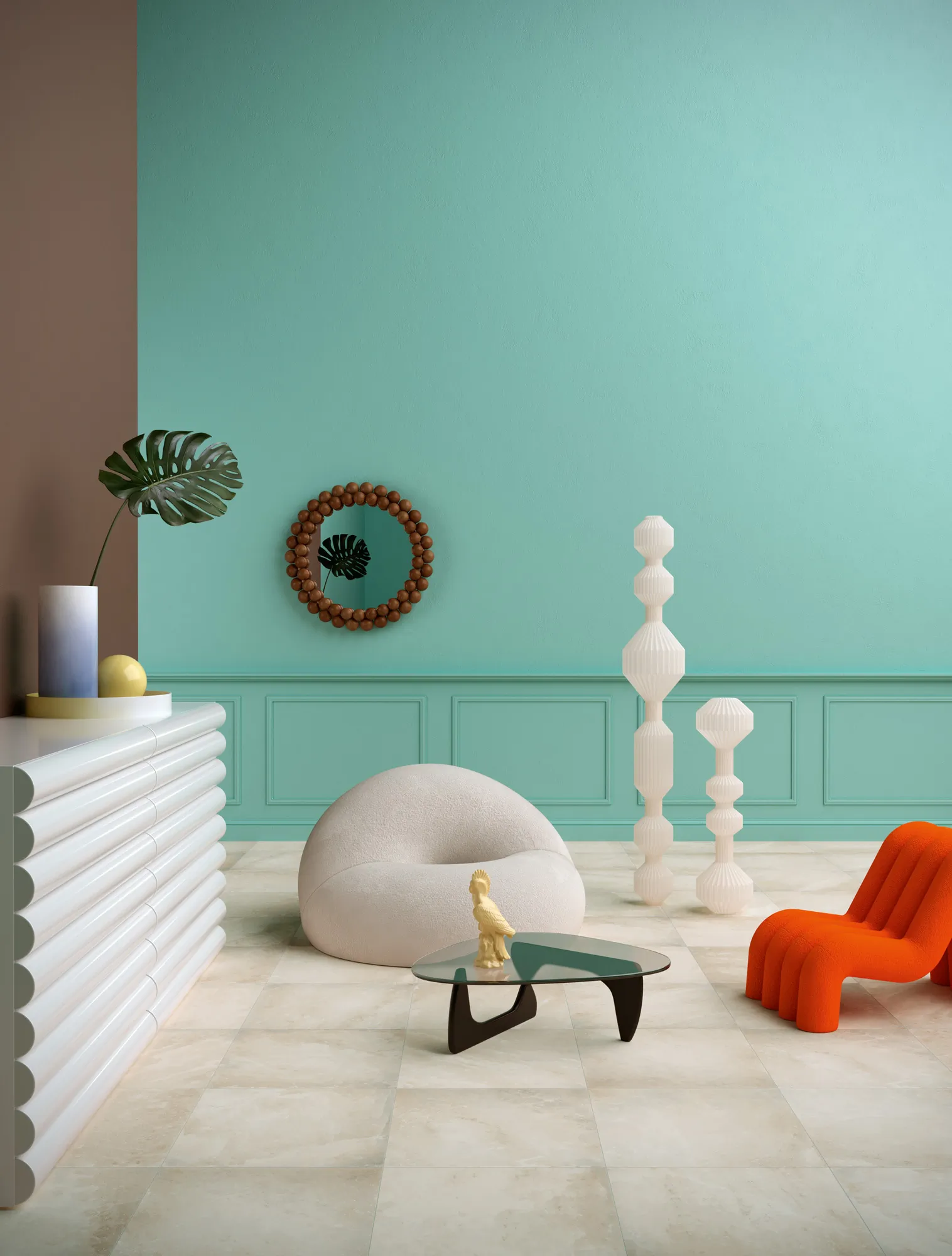 Керамогранит 610130002201 Riviera White Battiscopa 7.2x60