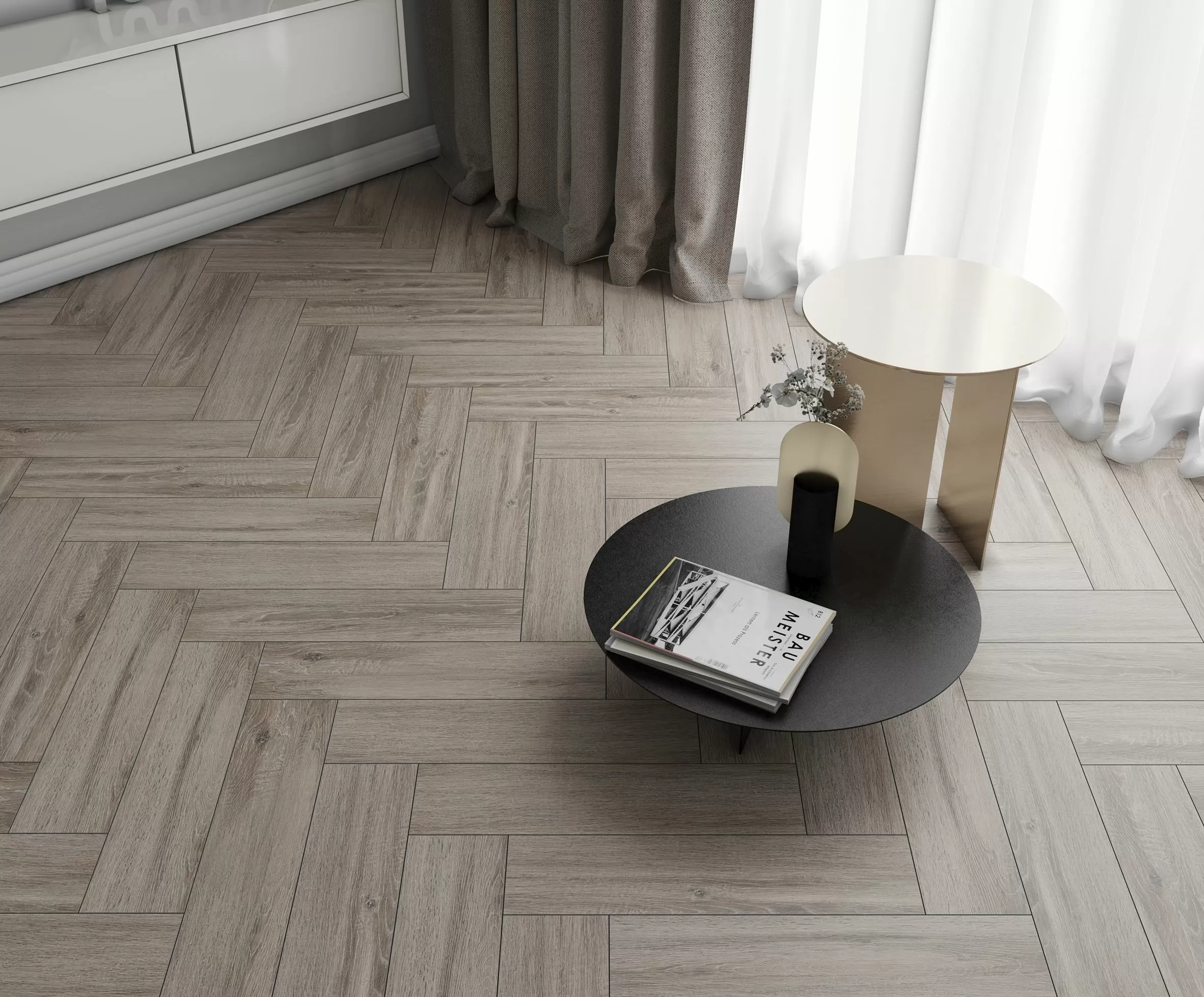 Керамогранит Laurel табачный 15х60