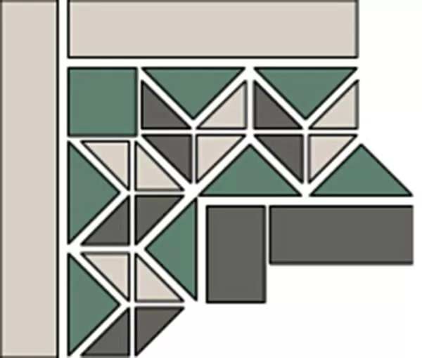 Керамогранит Угол Эстель (10/29/04) 13.5x13.6x10