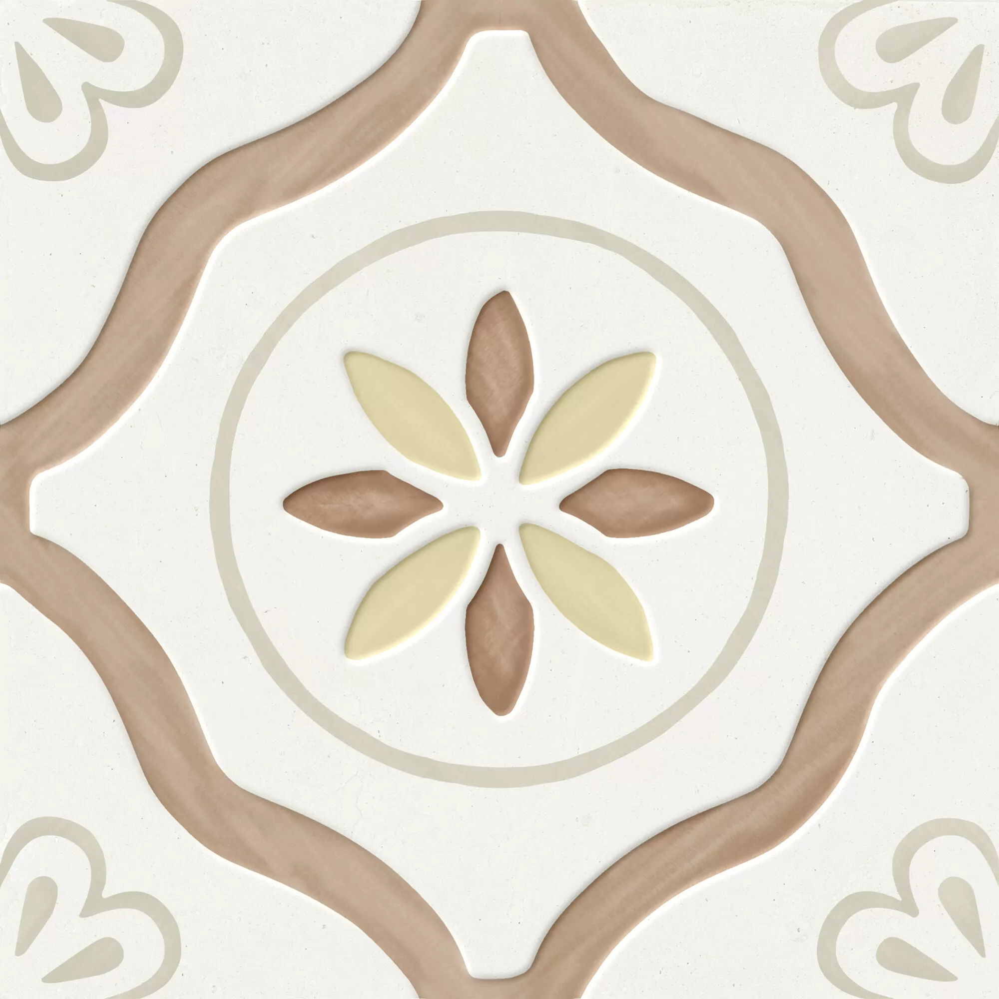 Керамогранит 40462 Llevant Clay Petals LT 22.3x22.3