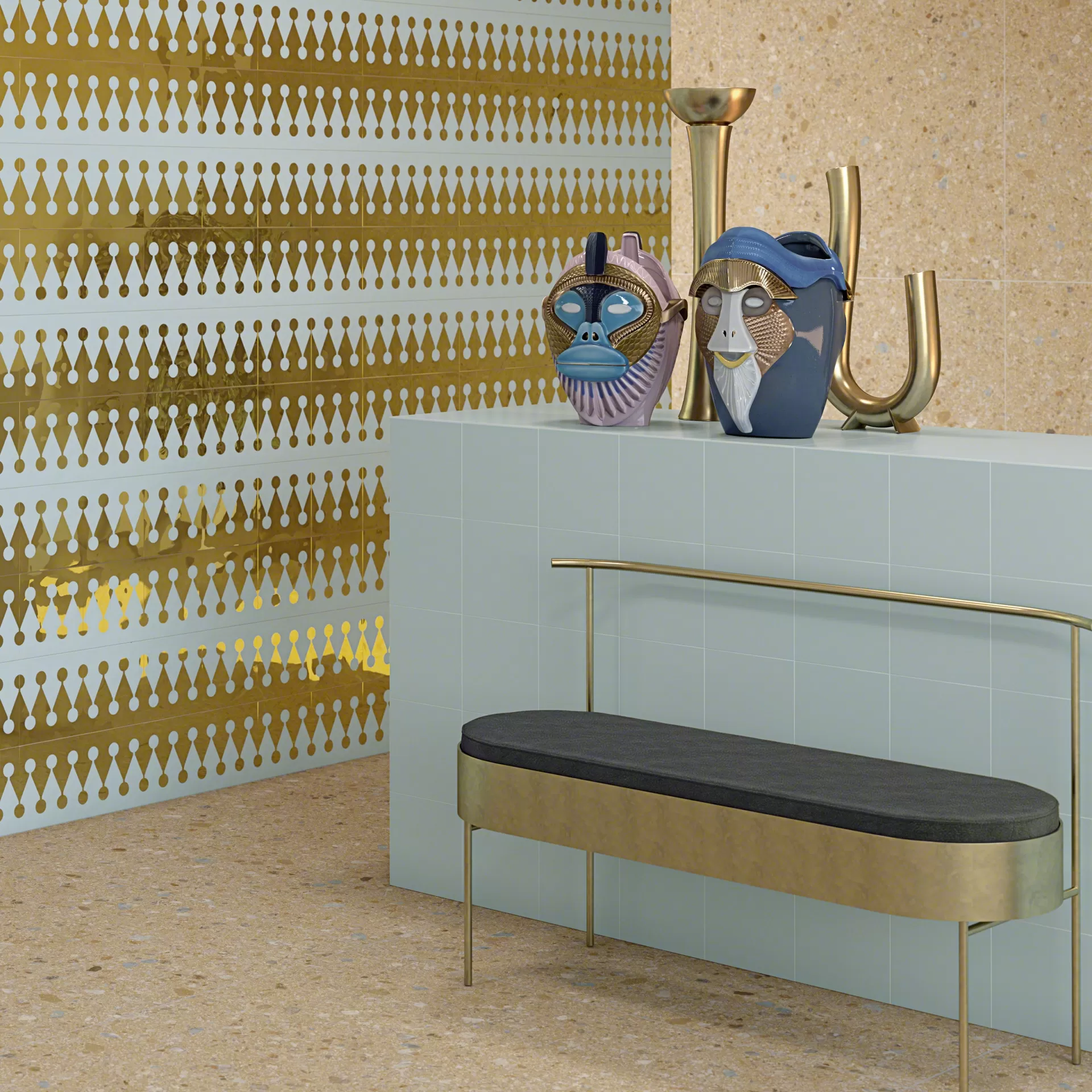Плитка Fermo Blanco 20x20