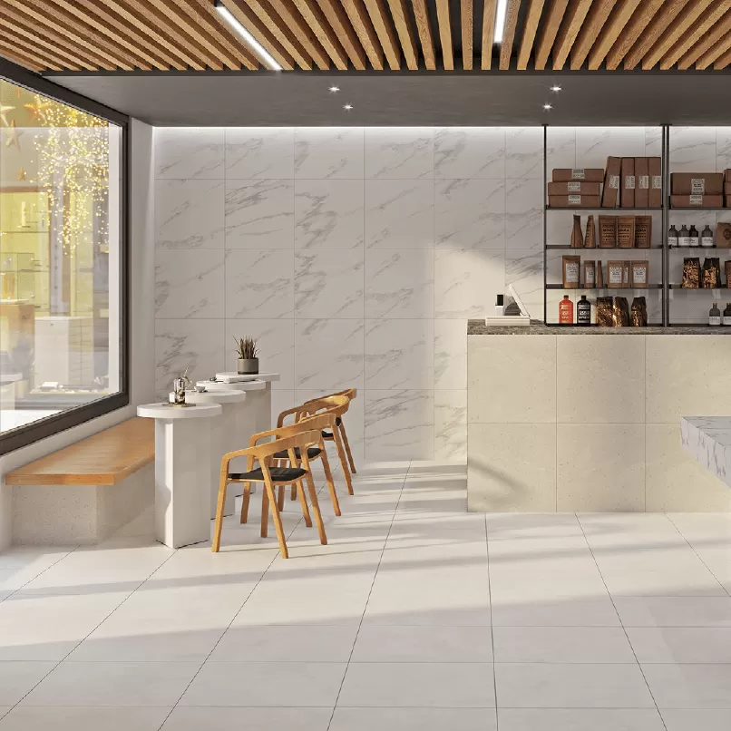 Керамогранит E-3040/MR Prime Белый ректификат 600x600x9