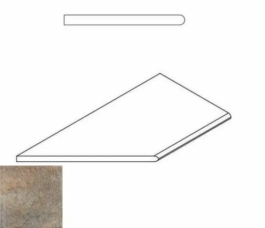 Керамогранит 620090000265 EMERALD BORDO ROUND SX 30x60