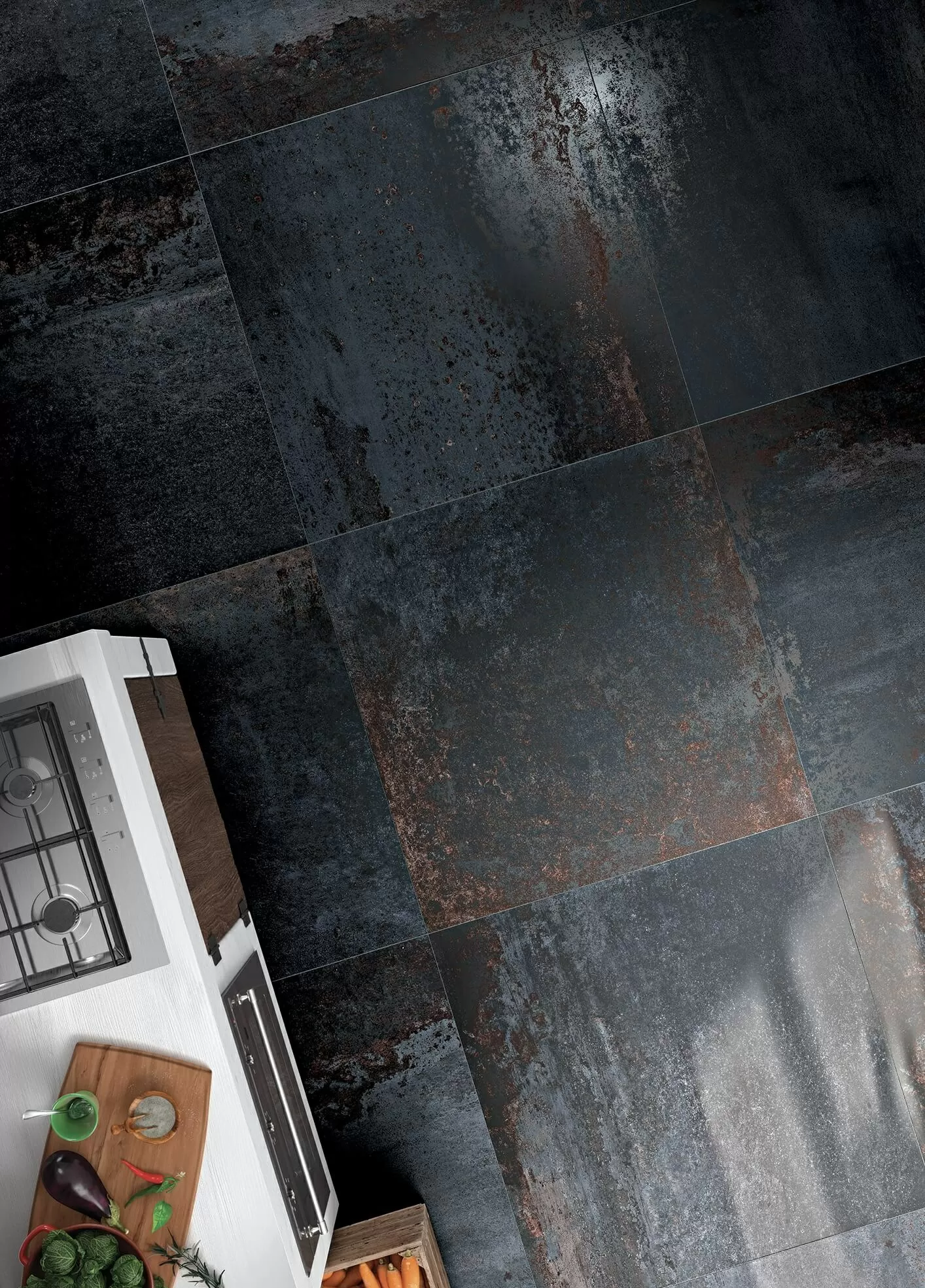 Мозаика 1062373 Mosaico Costruire Metallo Ruggine 30х30
