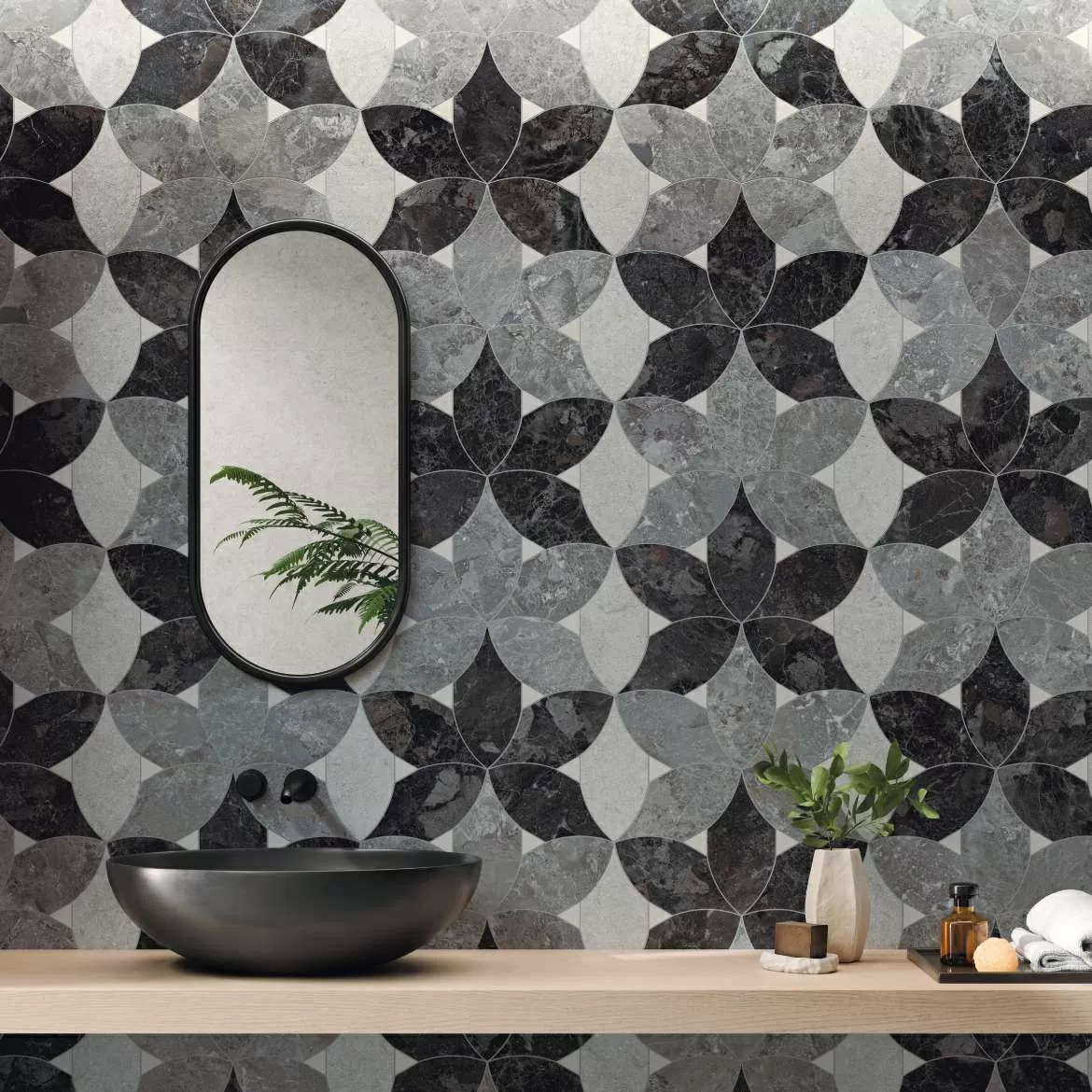 Керамогранит 136900 Mockup Ostuni Grey Nat Ret 60x120