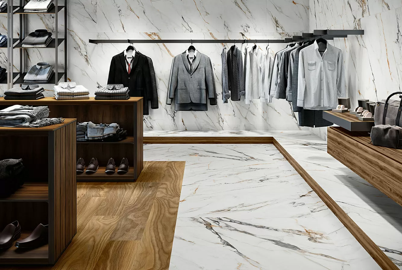 Плитка 1219 FIRENZE CALACATTA GOLD REL GEO RET 40x120