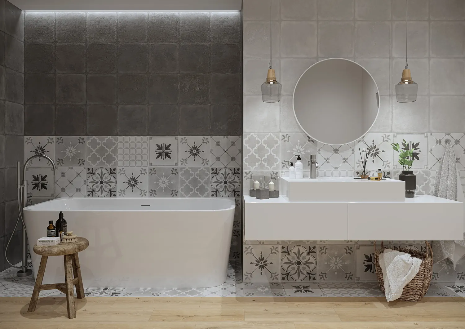 Керамогранит MO4A093 Motley серый 29,8x29,8