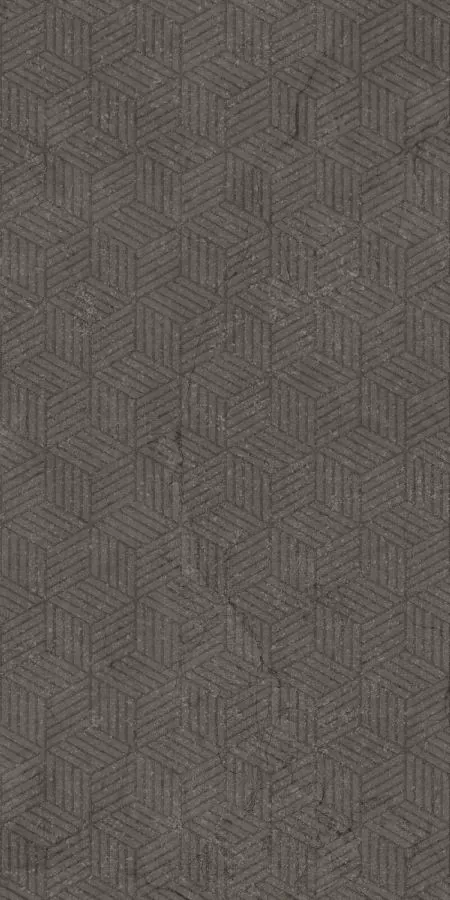 Керамогранит 779342 Stone Life Cubes Graphit Matte Ret 6mm 60x120