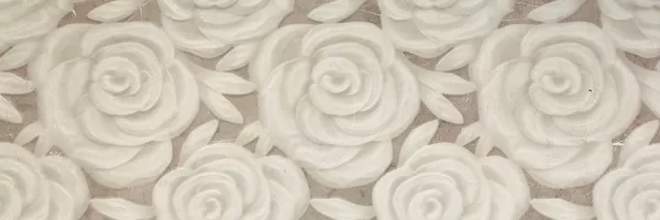 Плитка Lyon 9535 Crema Relieve Rose Rectificado 30x90