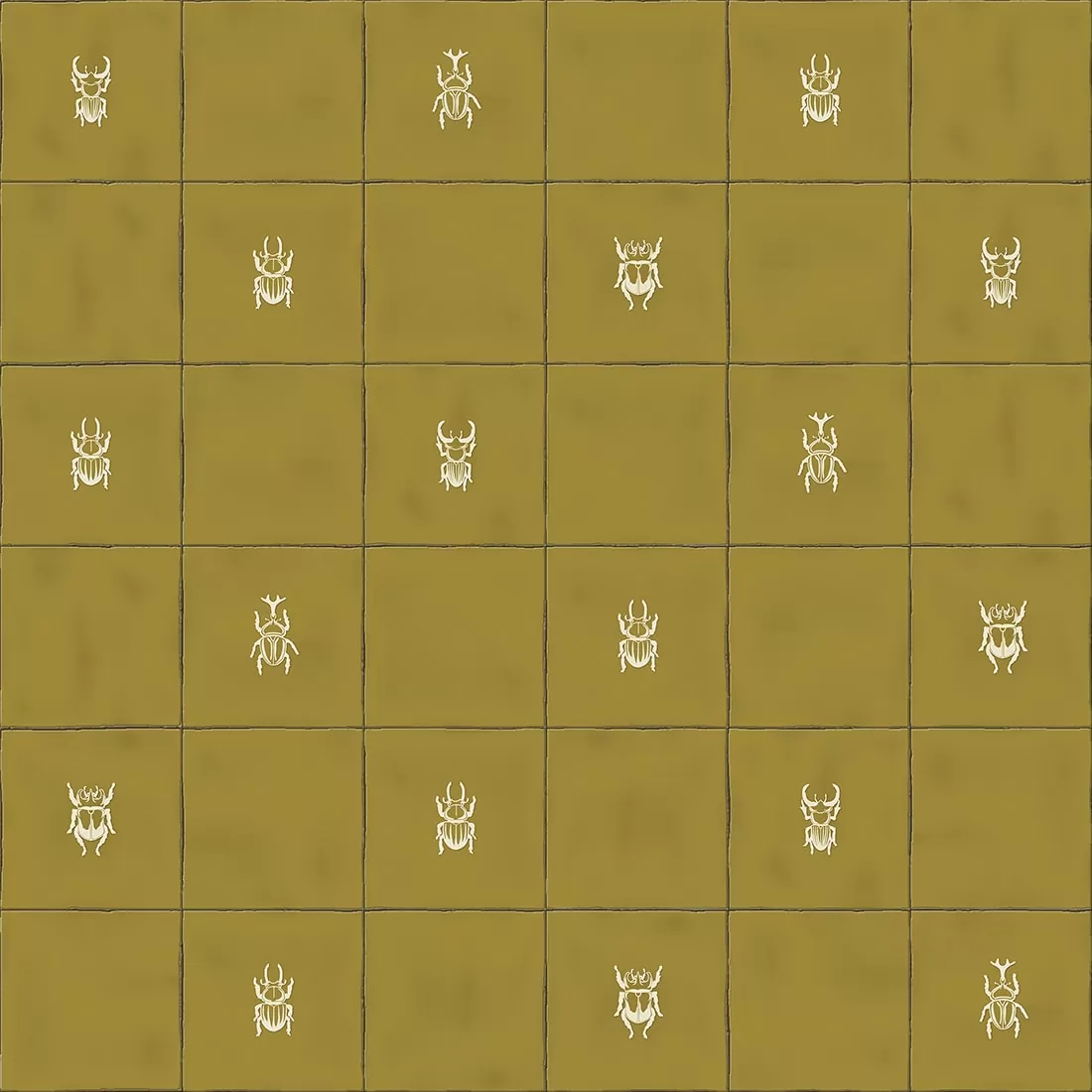 Плитка 3488 Ager-4 Ocher 13x13
