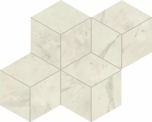 Мозаика AF8N Marvel Calacatta Perla Mosaico Esagono Silk 30x35