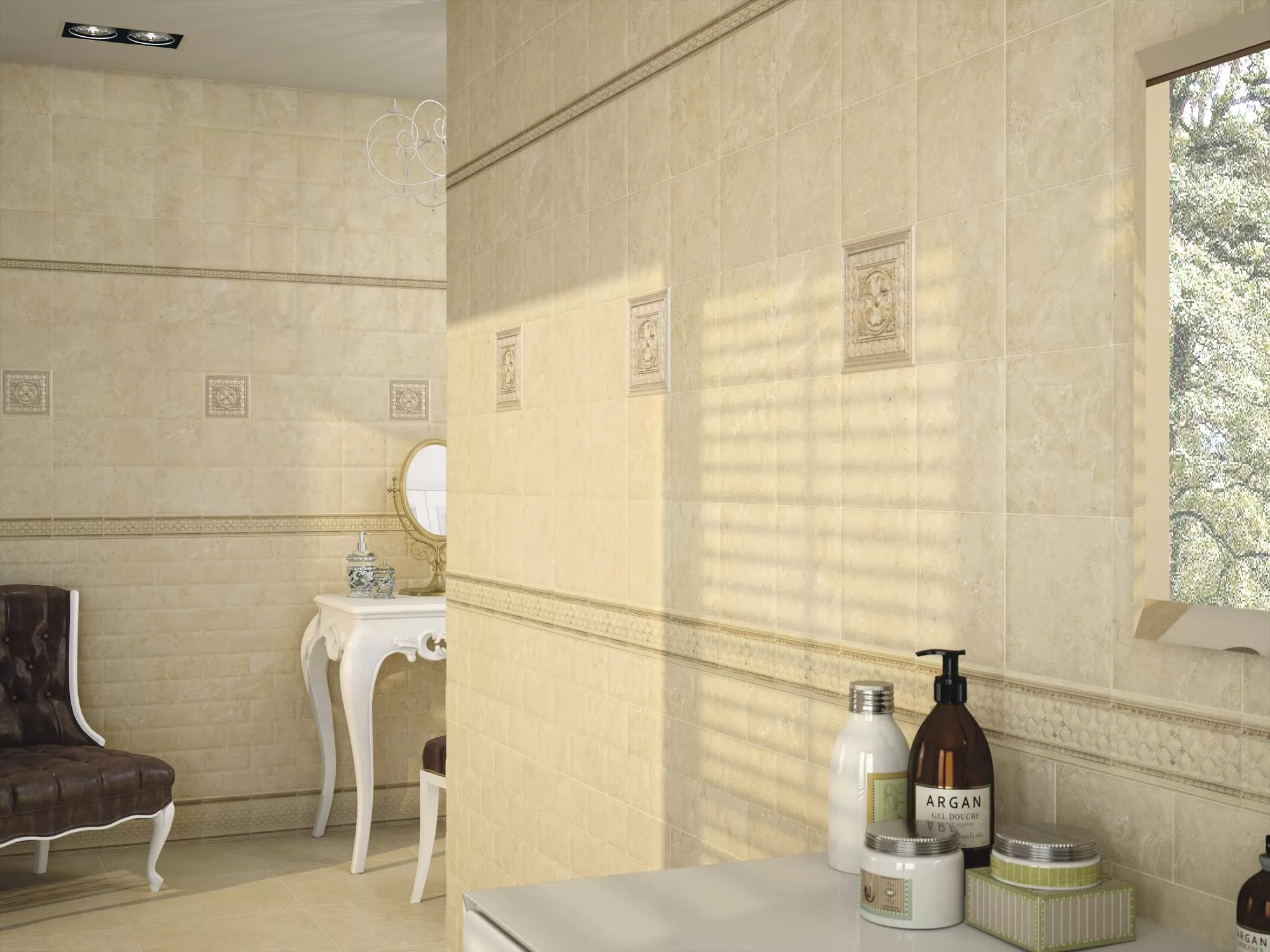 Плитка London Rivalto Crema 5*15