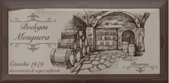 Плитка Hueso Wine Labels Decor Mix 10x20