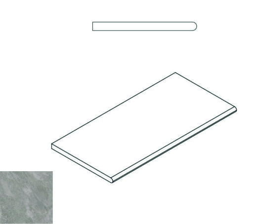 Керамогранит 620090000385 Climb ROCK BORDO ROUND 30x60