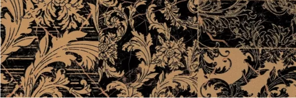Керамогранит 240723 FASCIA PATCHWORK NERO 19,5x58,5