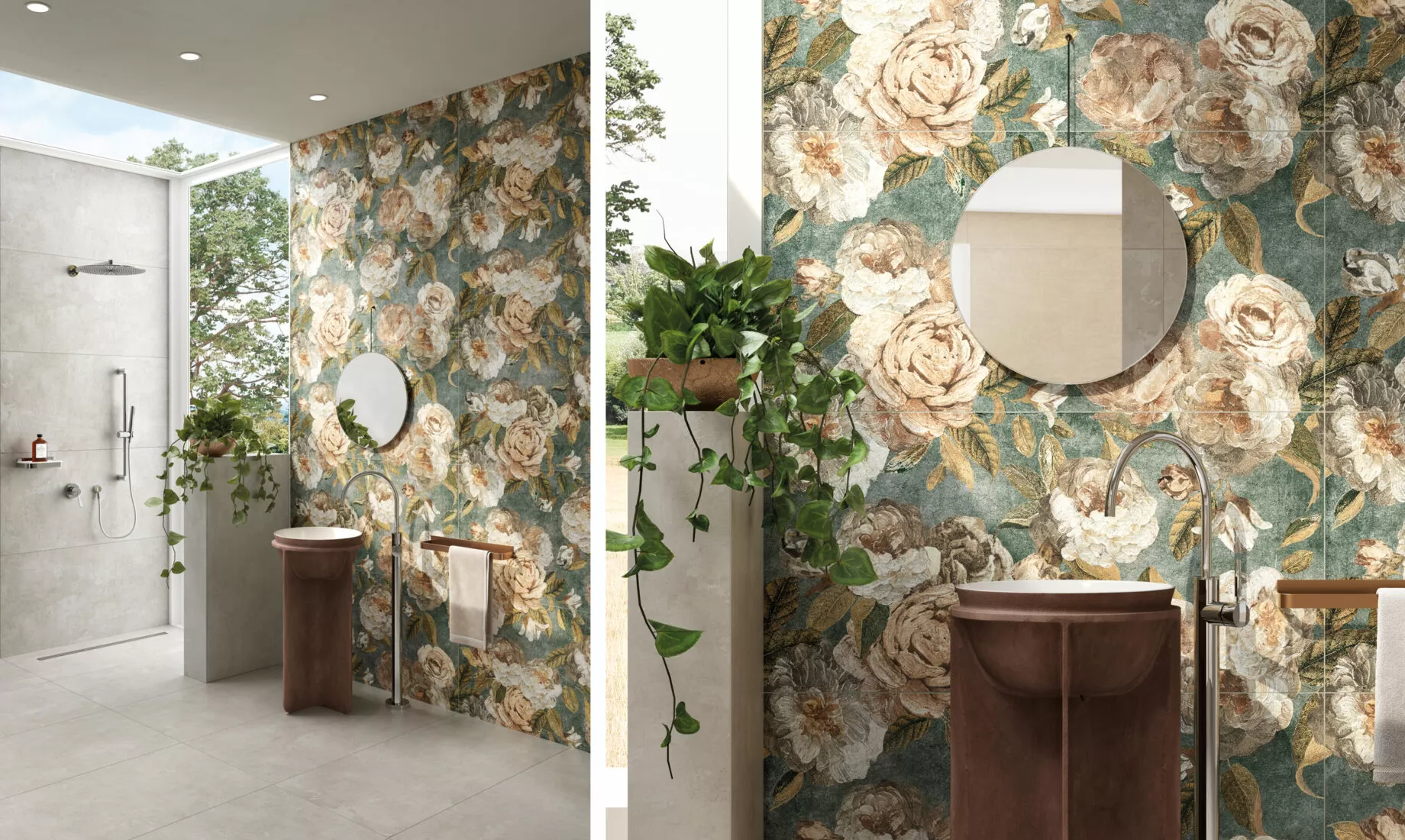 Керамогранит 133481 Alchymie Flowery Grey Nat Ret 60x120