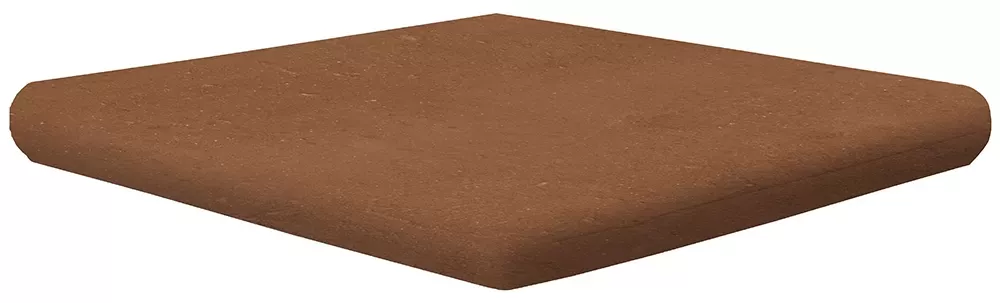 Клинкерная плитка Ступень угловая Portland ML С-3 Lava 33x33