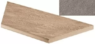 Керамогранит 620090000309 Cliff Grigio Round Angolo Sx 30x60