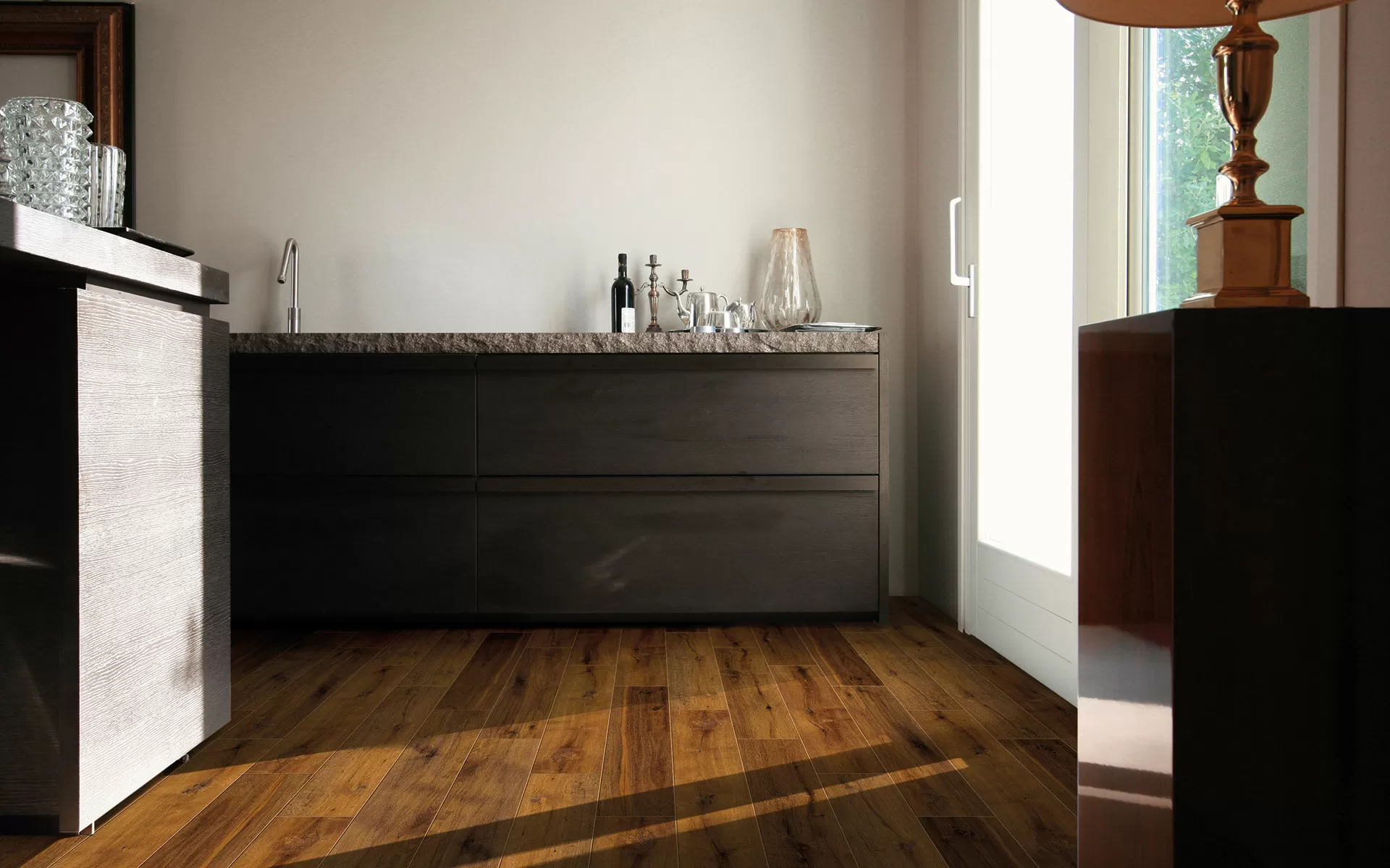 Керамогранит 3674 Legno Bruno Rett. 15x90