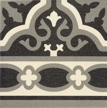 Плитка PT01979 Cenefa Black 20х20 (универсальная)
