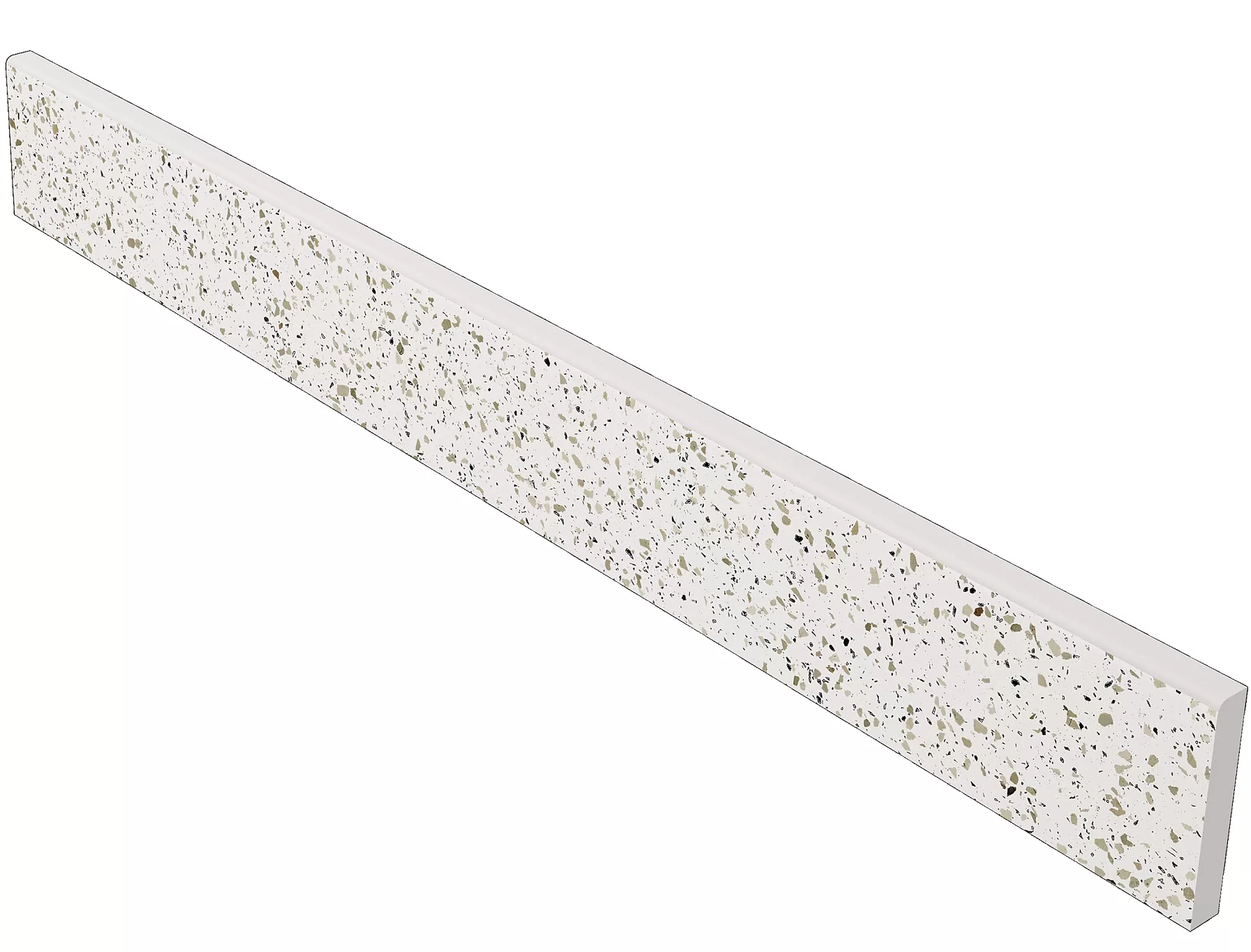 Керамогранит Плинтус CM00 White неполированный 7x60