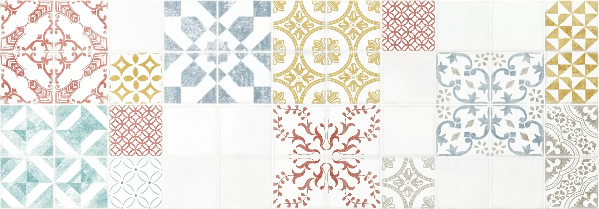 Плитка Decor Paint White Mix 35х100