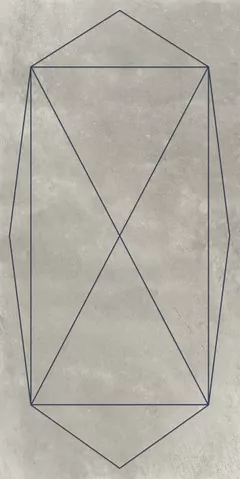 Керамогранит 763518 Araldica Cemento Blasone Zaffiro Mat R 6mm 120x240