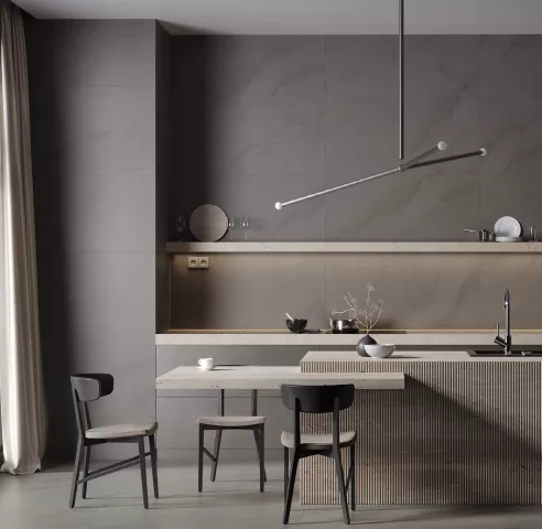 Керамогранит K-2402/MR/p01 Плинтус Bereg Бежевый 76x600x9