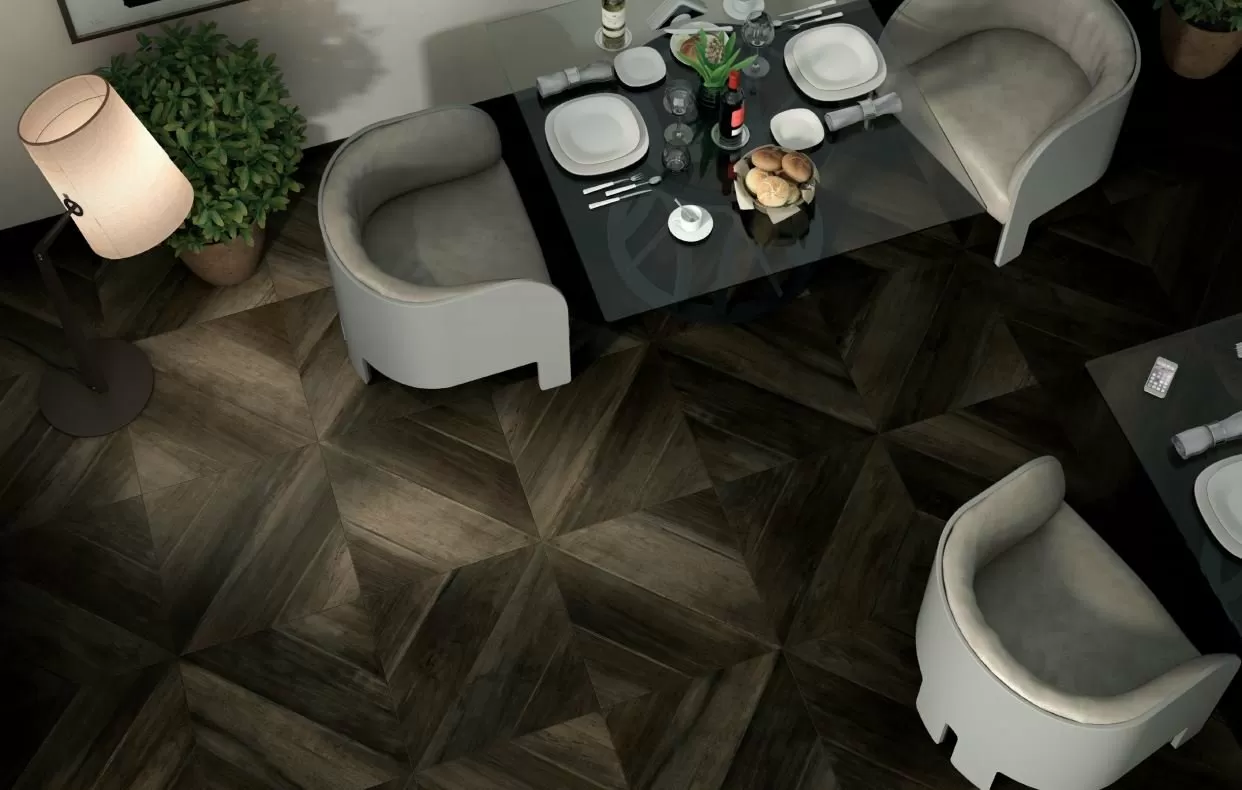 Керамогранит 73003 Antique Decor Clay Fondi Rett.Decorati 20x120