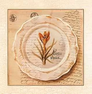 Плитка 25.8(420) Декор Herbarium 6 из 1 плитки 10x10