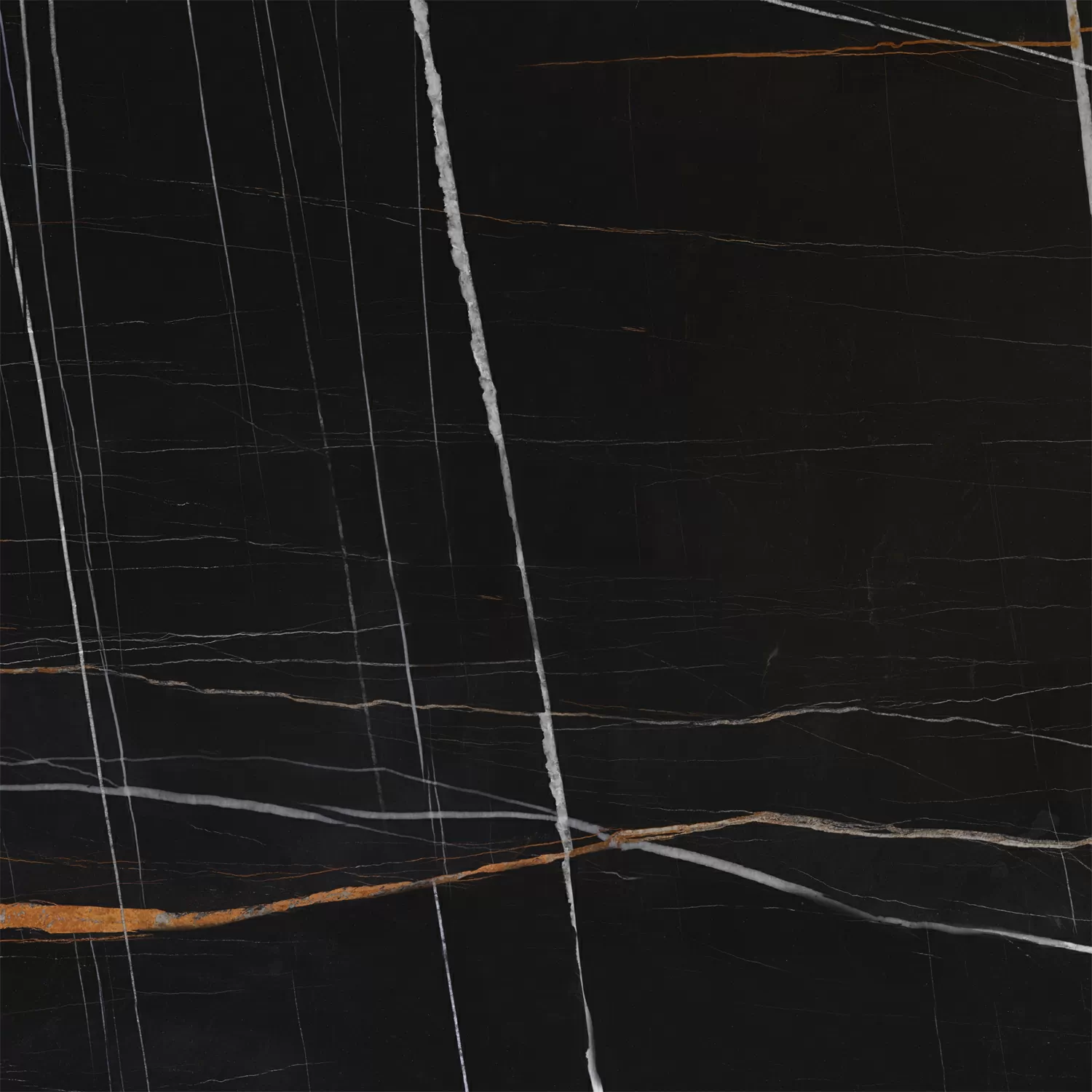 Керамогранит K-1004/MR Marble Trend Nero Dorato 600x600x9