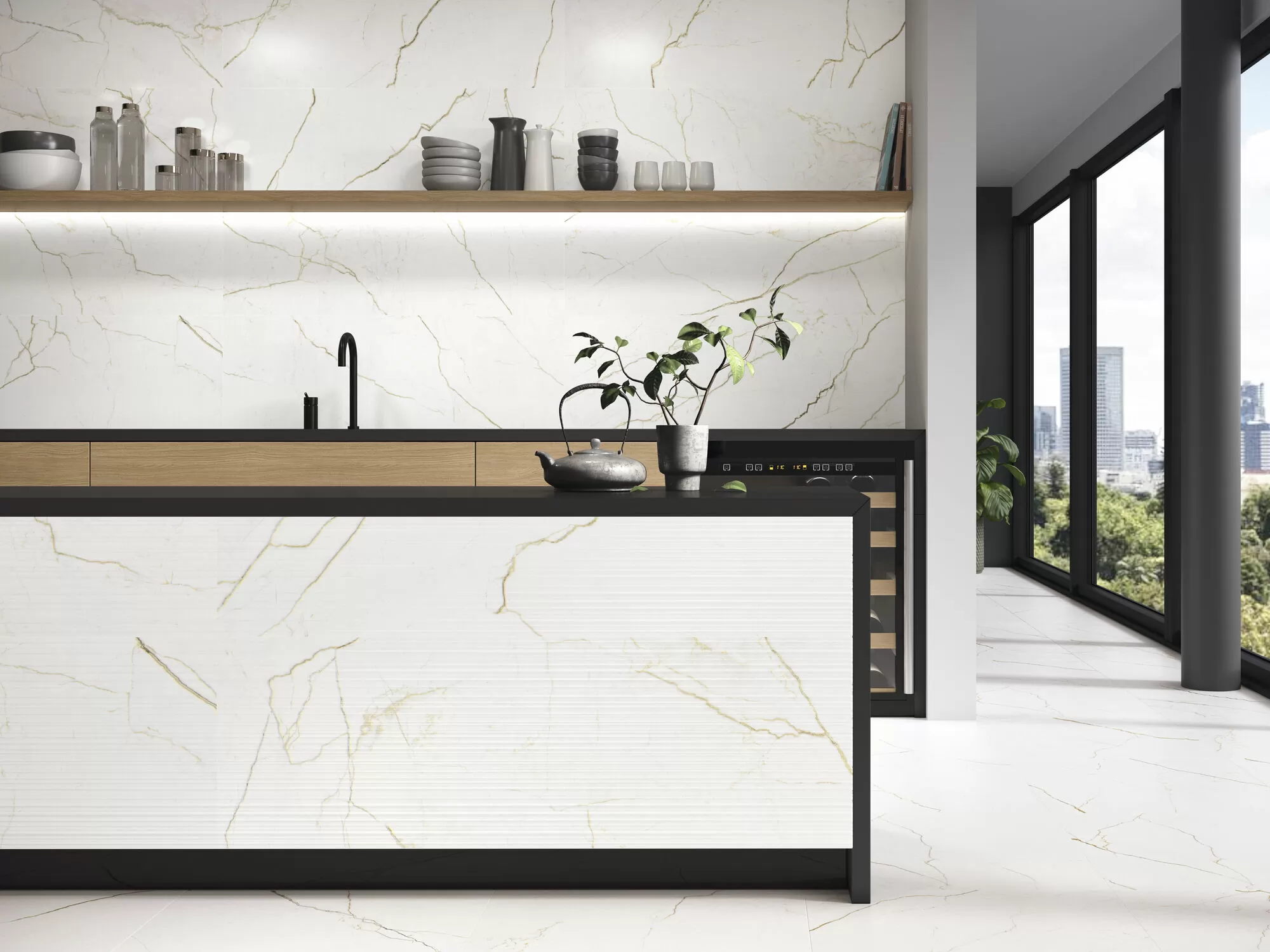 Плитка Flash Quantum Satin Rect 40x120