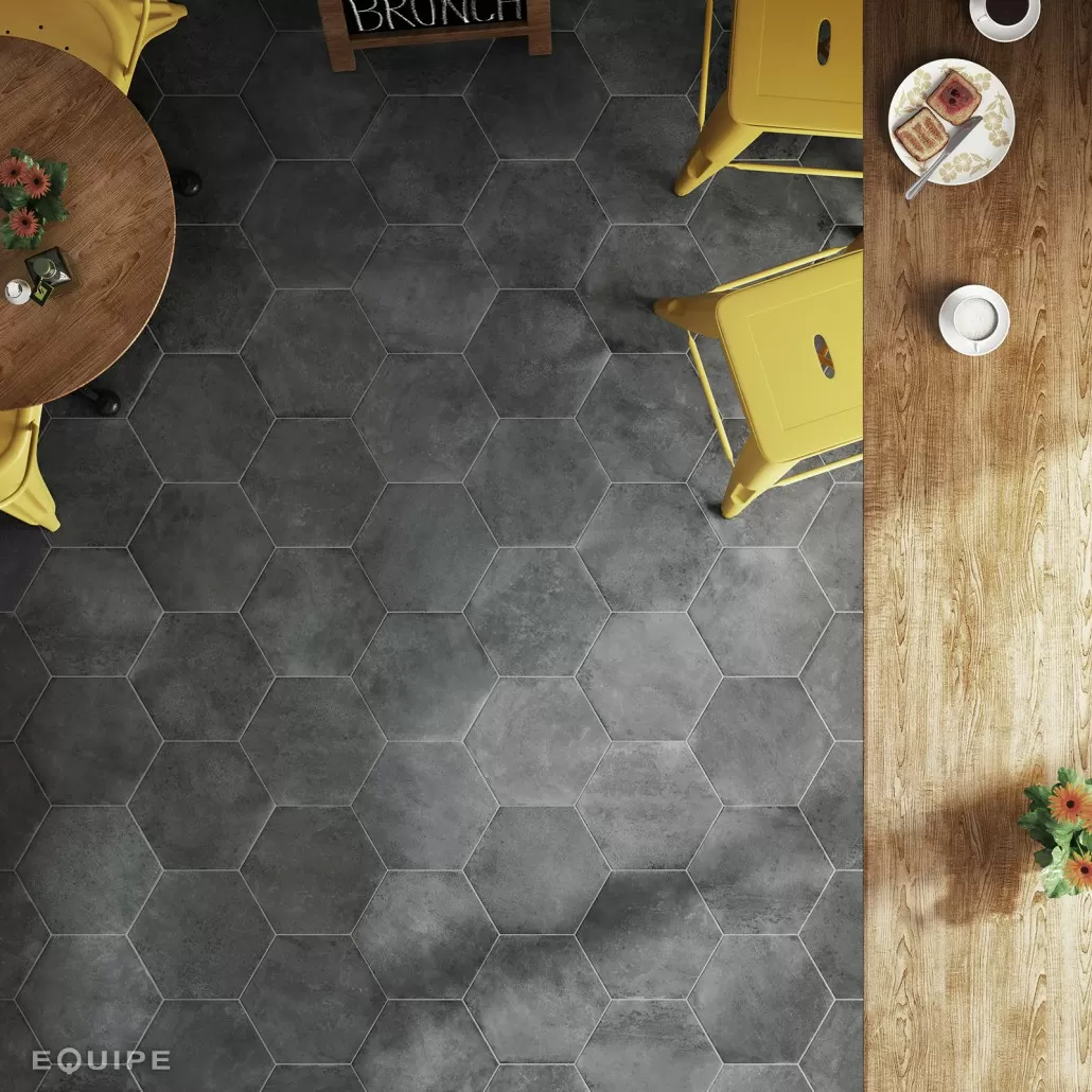 Керамогранит 23602 Urban Hexagon Melange Nut 29,2X25,4
