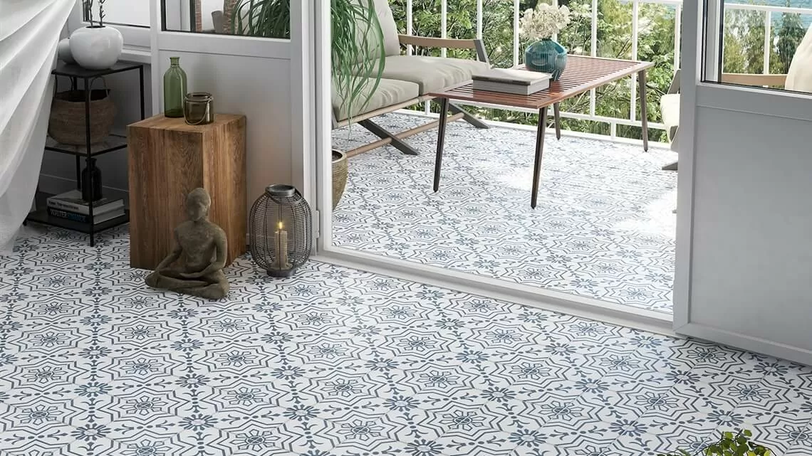 Керамогранит S16861 Samos Blue Matte 20х20