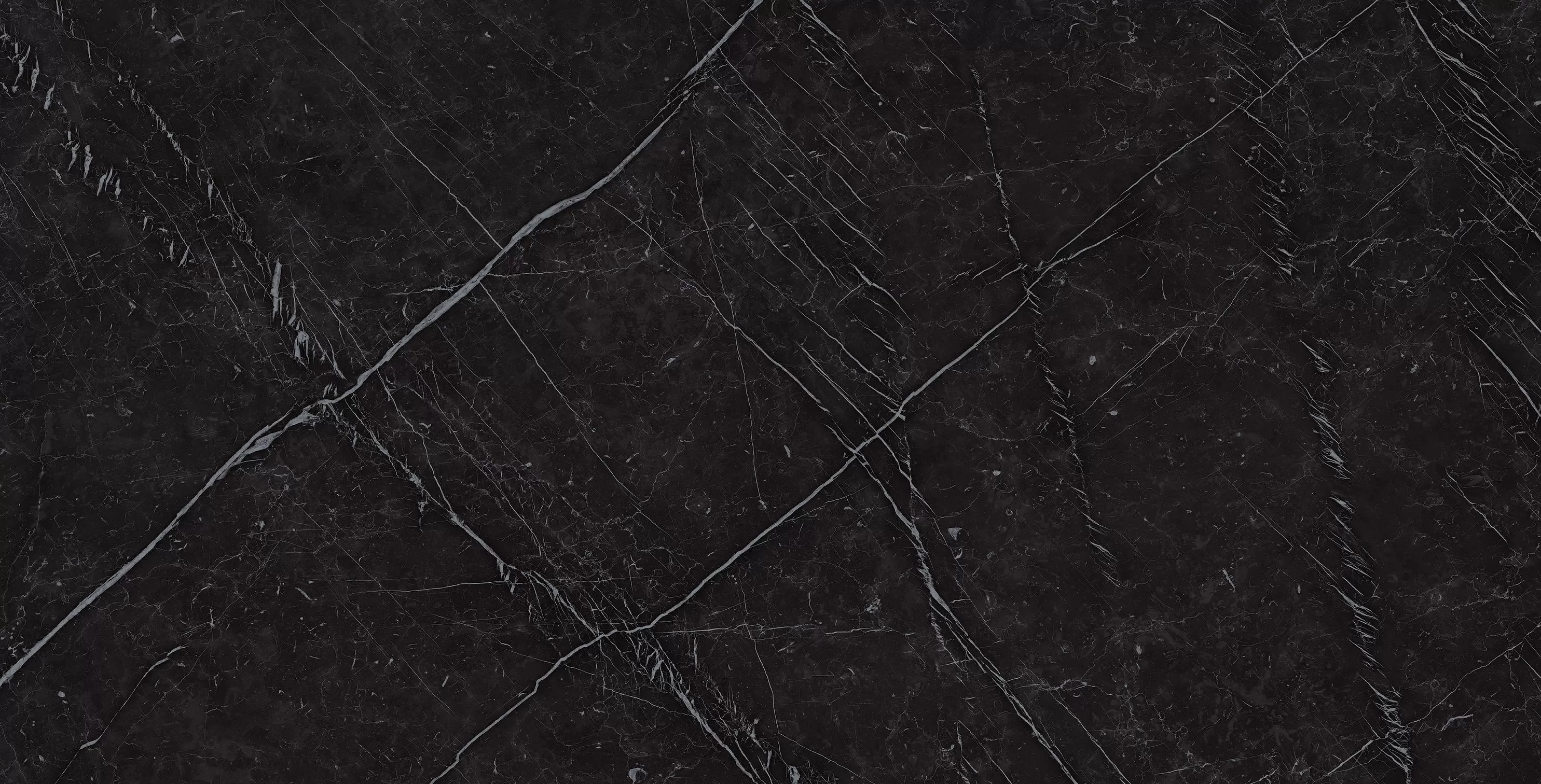 Керамогранит A7GI Marvel Nero Marquina Lappato 2PZ 75x150