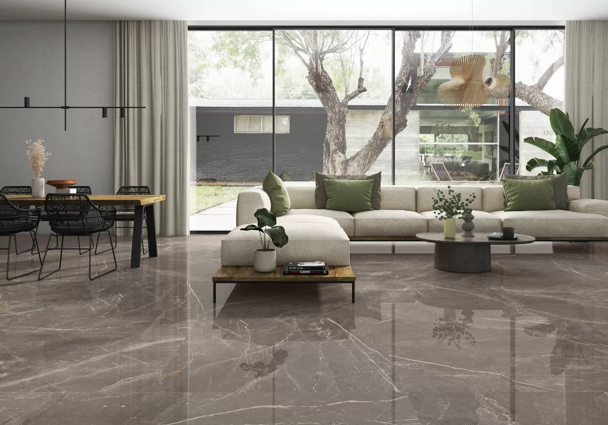 Керамогранит RLV Fior Di Bosca Sand Polished 60x120