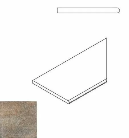 Керамогранит 620090000264 EMERALD BORDO ROUND DX 30x60