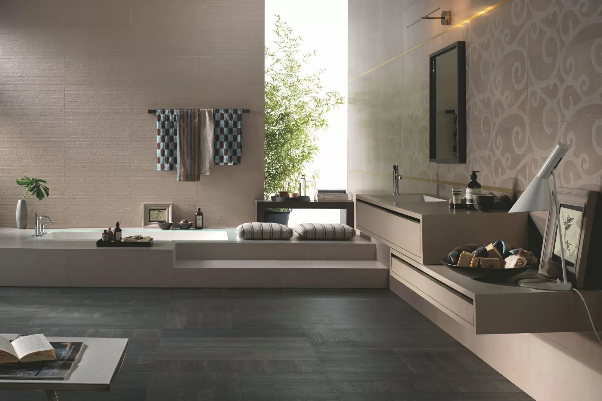 Керамогранит LD0649 Patchwork Vulcano SQ 45x90