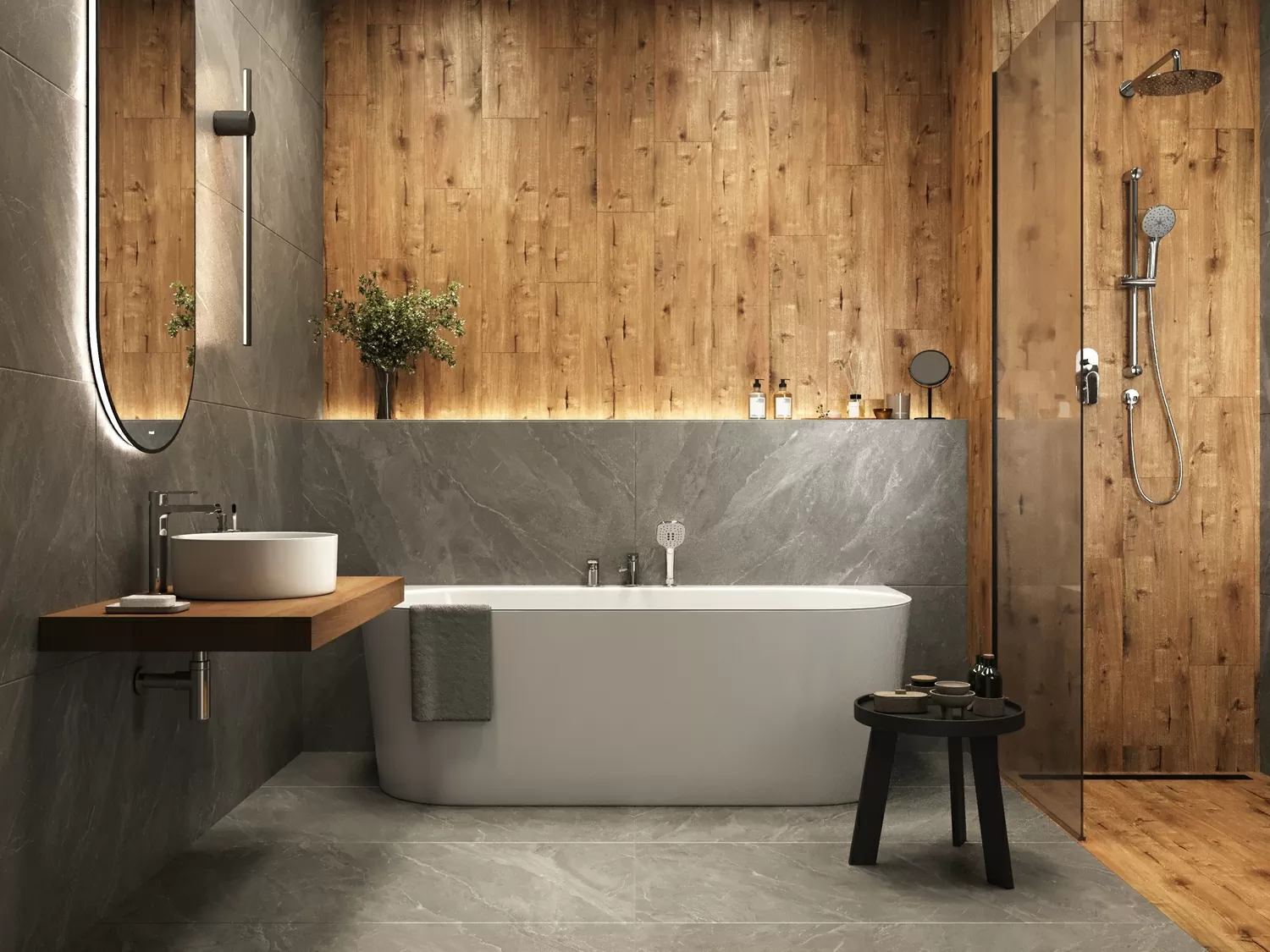 Керамогранит 17426 Cambio светло-серый рельеф ректификат 60x120